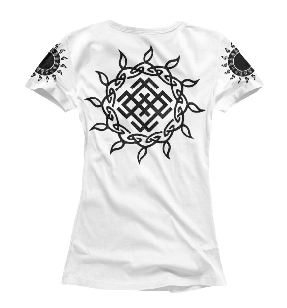 Женская футболка с изображением Верность традициям цвета Белый