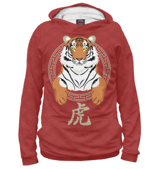 Мужское худи Китайский тигр