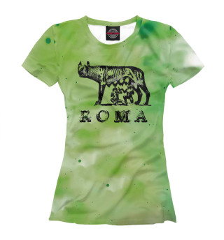 Женская футболка ROMA She-Wolf