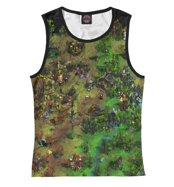 Майка для девочки с изображением Heroes of might and magic цвета Белый