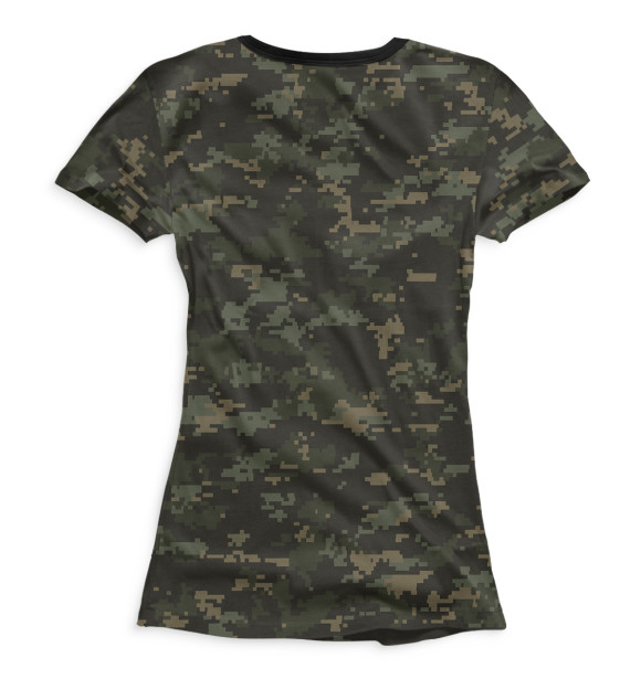 Женская футболка с изображением Генерал армии внуков цвета Белый