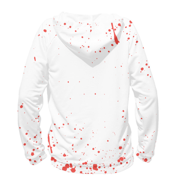 Мужское худи с изображением Nirvana цвета Белый