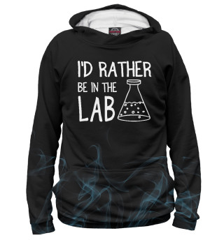 Худи для девочки I'd Be In The Lab
