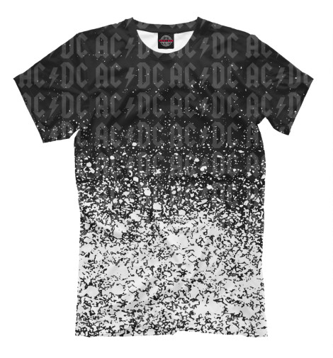 хлопковые футболки print bar ac dc Футболки Print Bar AC/DC