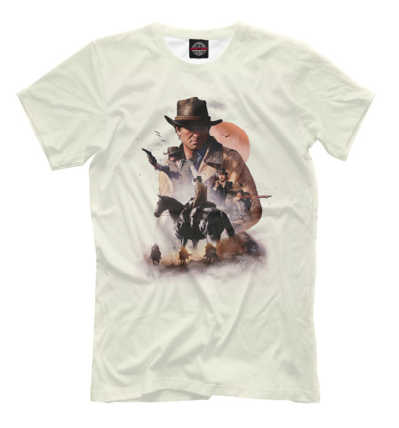 Футболка для мальчиков с изображением Red Dead Redemption цвета Белый