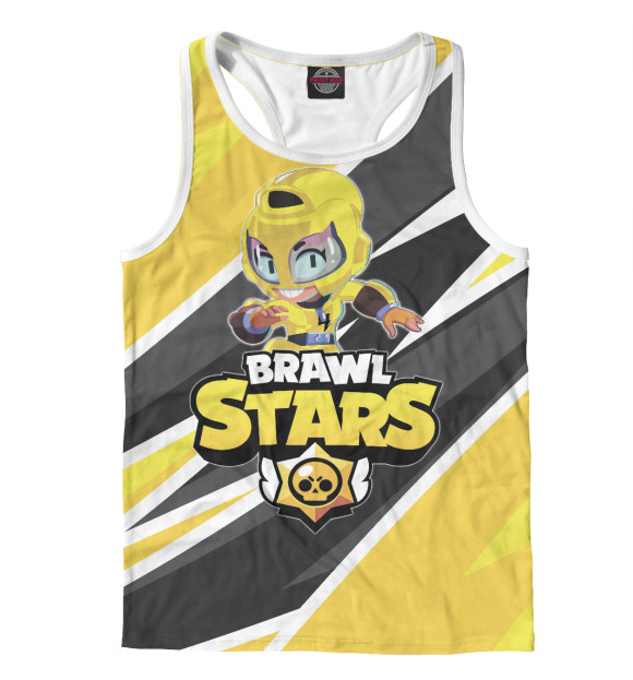 Мужская майка-борцовка с изображением Max цвета Белый