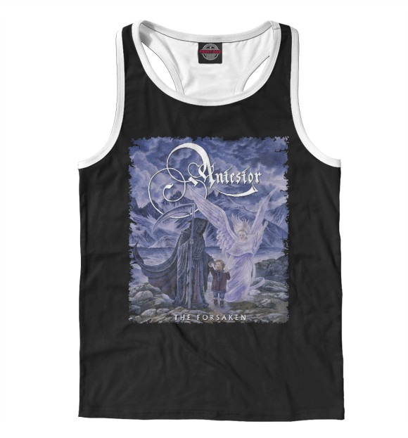 Мужская майка-борцовка с изображением Antestor цвета Белый