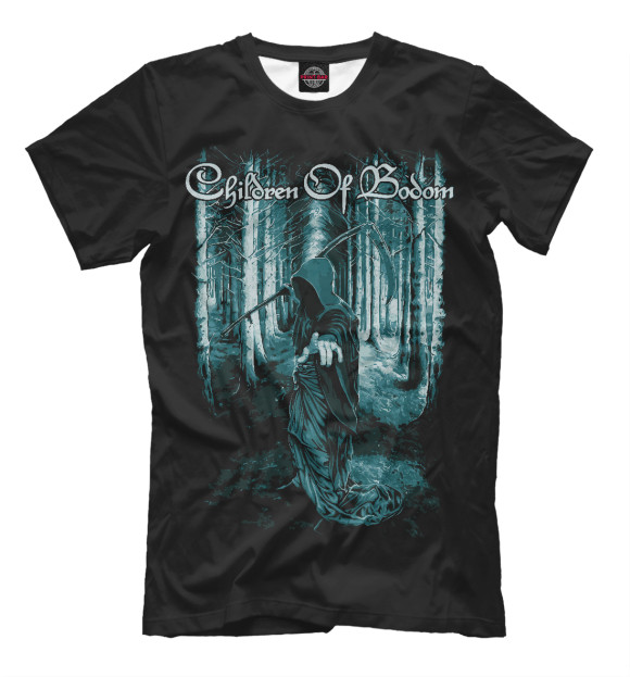 Футболка для мальчиков с изображением Children of Bodom цвета Белый