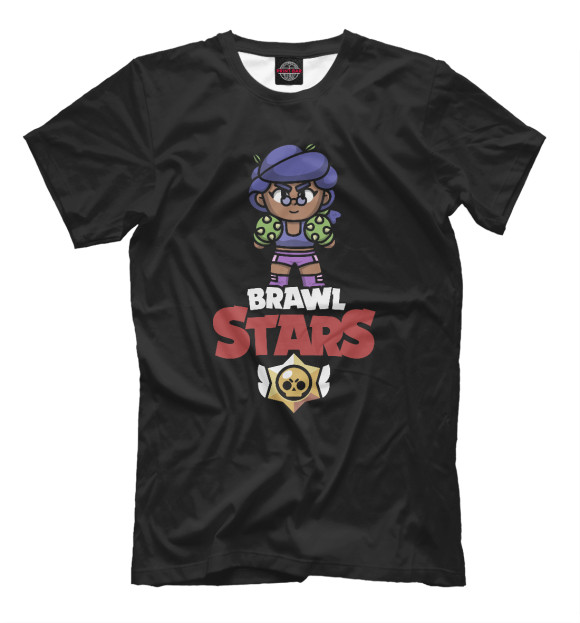 Мужская футболка с изображением Brawl Stars - Rosa цвета Белый