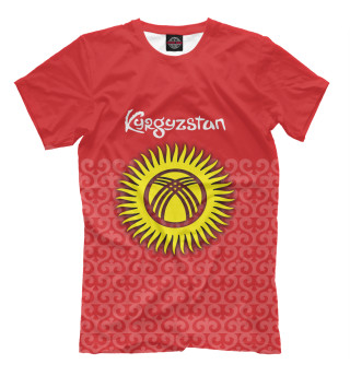 Мужская футболка Кыргызстан