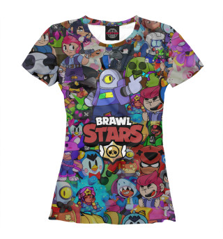 Футболка для девочек Brawl Stars:Ricochet