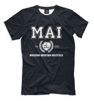 Мужская футболка МАИ