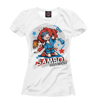 Женская футболка Самбо Лучший Спорт