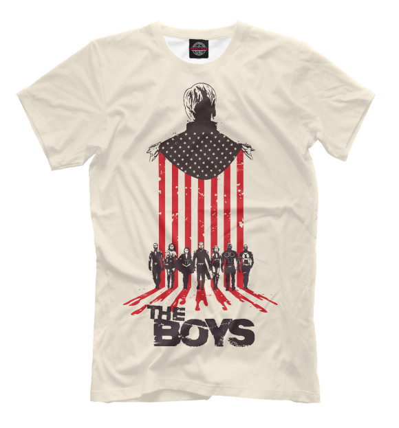 Мужская футболка с изображением The Boys цвета Белый