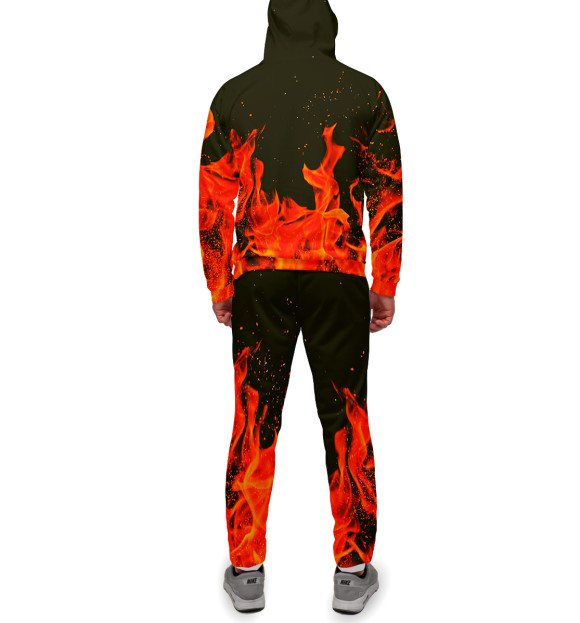 Мужской спортивный костюм с изображением Рожденный в СССР цвета Белый