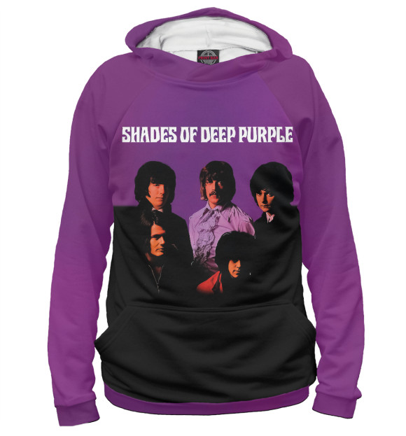 Худи для девочки с изображением Deep Purple цвета Белый