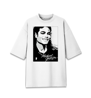 Женская футболка оверсайз Michael Jackson