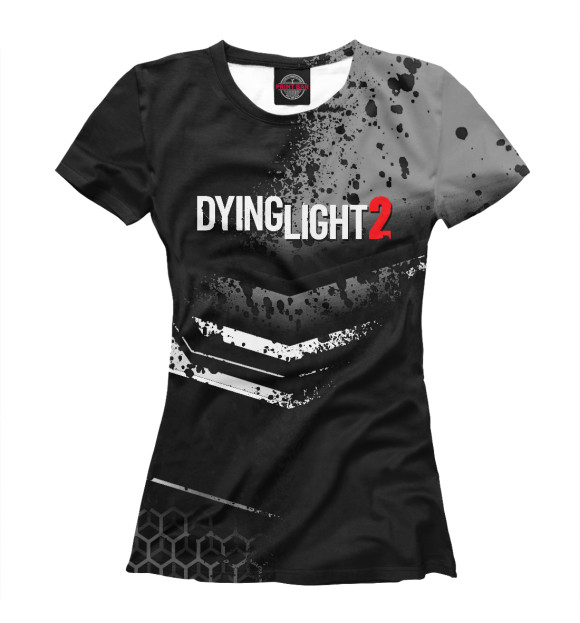 Футболка для девочек с изображением Dying Light 2 цвета Белый