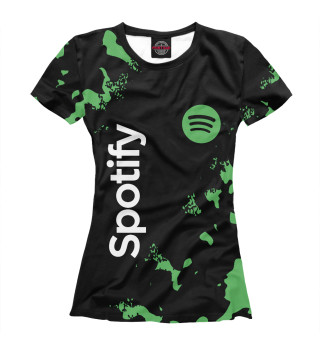 Женская футболка Spotify / Спотифай