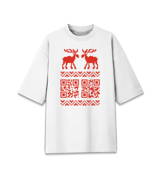 Женская футболка оверсайз Code Deer