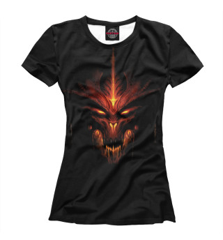 Женская футболка Адская сатана