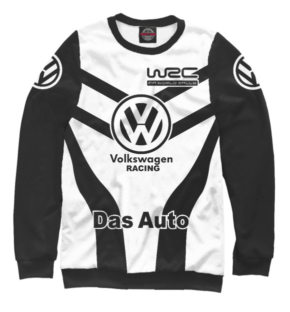 Женский свитшот с изображением Volkswagen цвета Белый