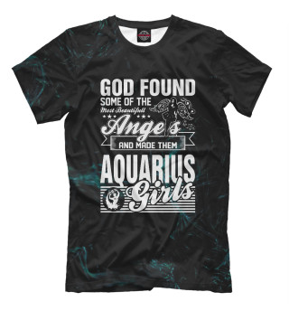 Футболка для мальчиков God Found Angels Aquarius