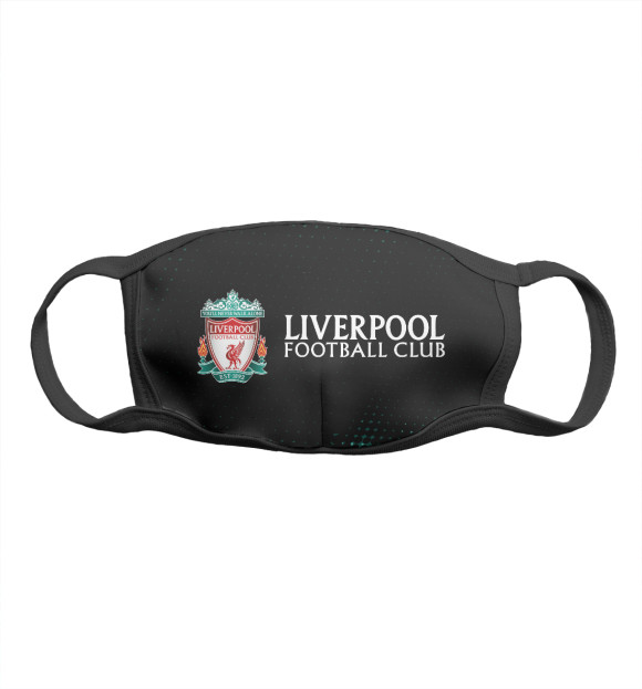 Маска тканевая с изображением Liverpool / Ливерпуль цвета Белый