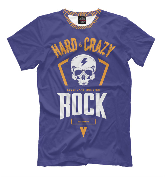 Футболка для мальчиков с изображением Rock цвета Белый