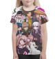 Футболка для девочек Danganronpa