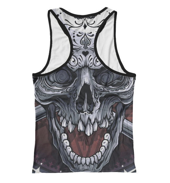 Женская майка-борцовка с изображением Metallica цвета Белый