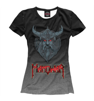 Женская футболка Группа Manowar
