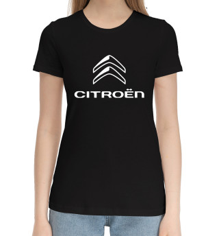 Хлопковая футболка для девочек Citroen