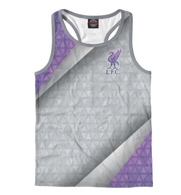 Мужская майка-борцовка с изображением Liverpool F.C. цвета Белый