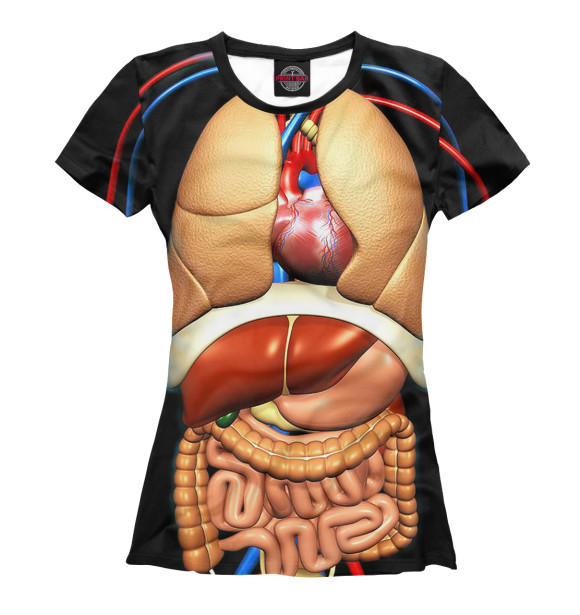 Женская футболка с изображением Хэллоуин цвета Белый