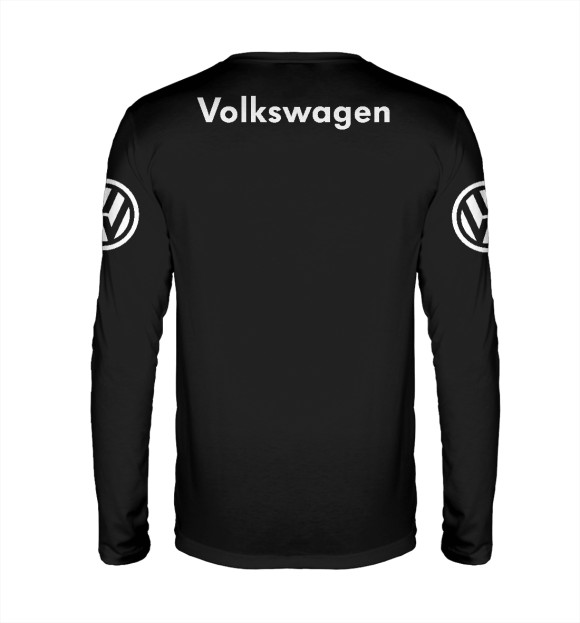 Мужской лонгслив с изображением Volkswagen цвета Белый