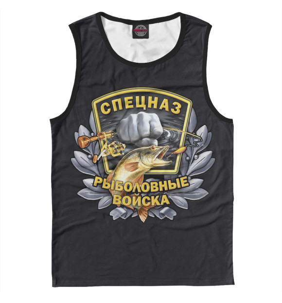 Майка для мальчика с изображением Спецназ цвета Белый
