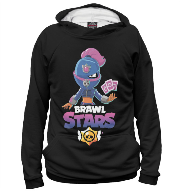 Мужское худи с изображением Brawl Stars TARA цвета Белый
