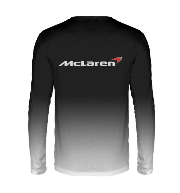 Мужской лонгслив с изображением McLaren цвета Белый