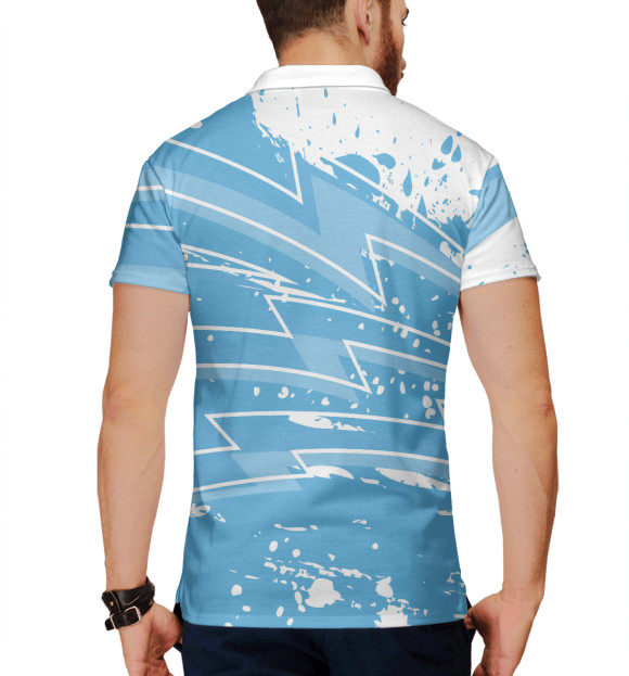 Мужское поло с изображением Counter-Strike цвета Белый