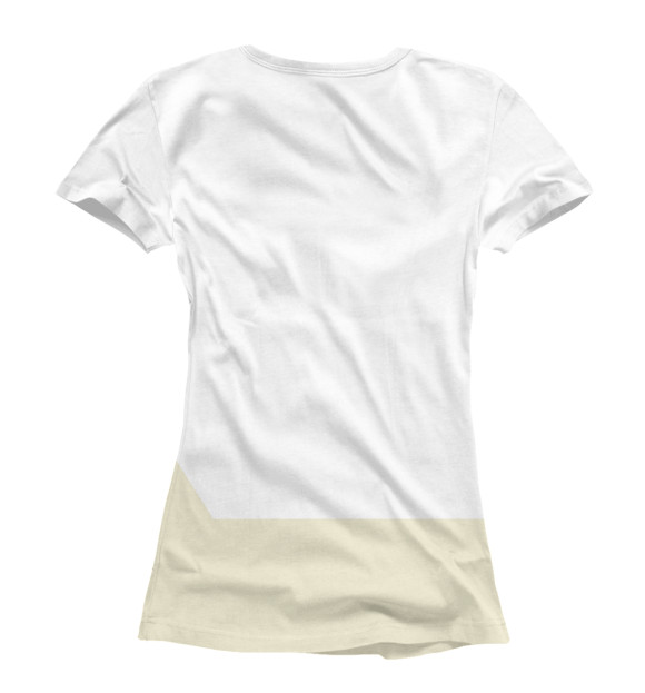 Женская футболка с изображением Bad Kitties цвета Белый