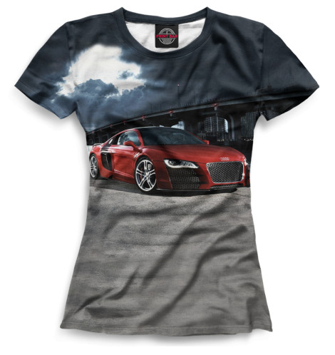 

Футболки Print Bar, Белый, Audi R8