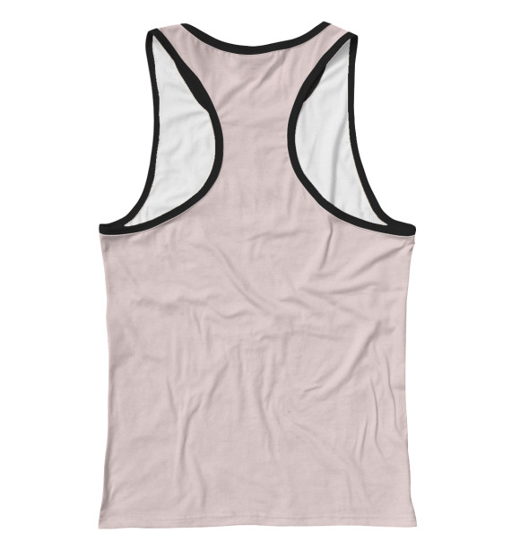 Женская майка-борцовка с изображением Летучая мышь, бабочка, моль цвета Белый