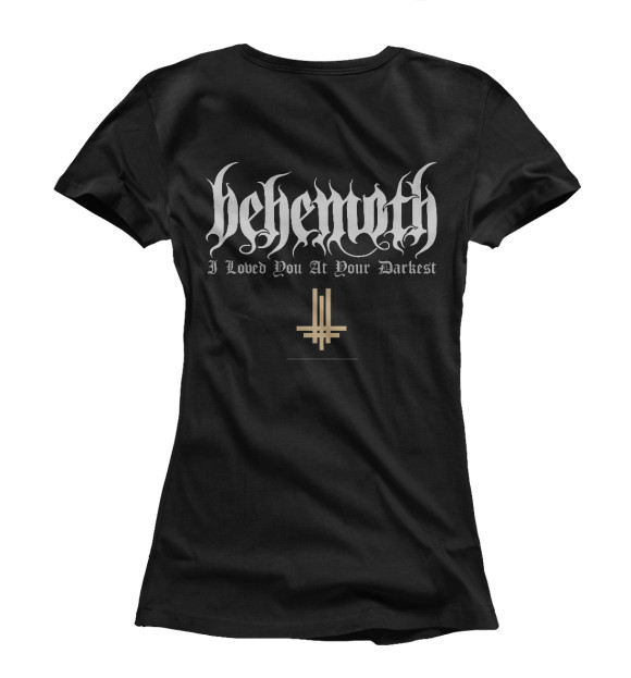 Футболка для девочек с изображением Behemoth цвета Белый