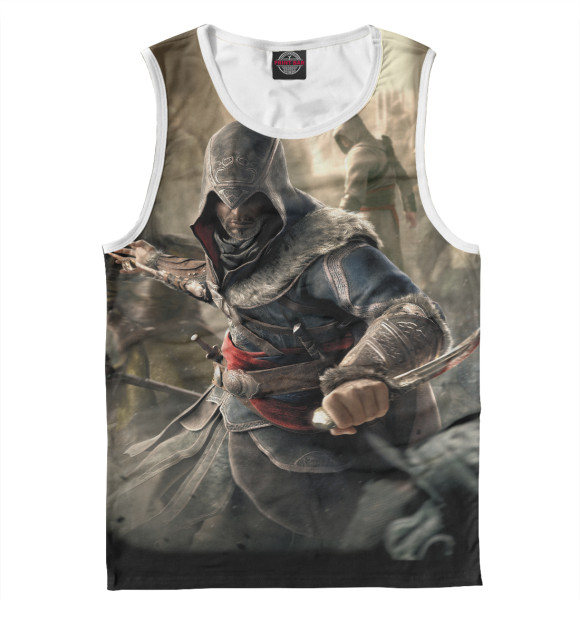 Майка для мальчика с изображением Асасин цвета Белый