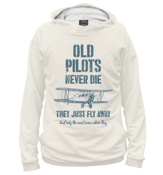 Худи для мальчика Старые пилоты не умирают