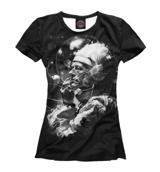 Женская футболка Космический мыслитель