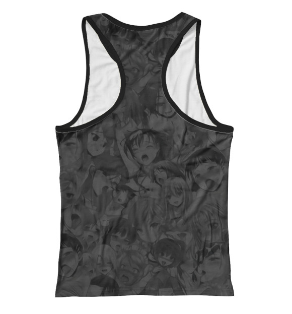 Женская майка-борцовка с изображением Хентай цвета Белый