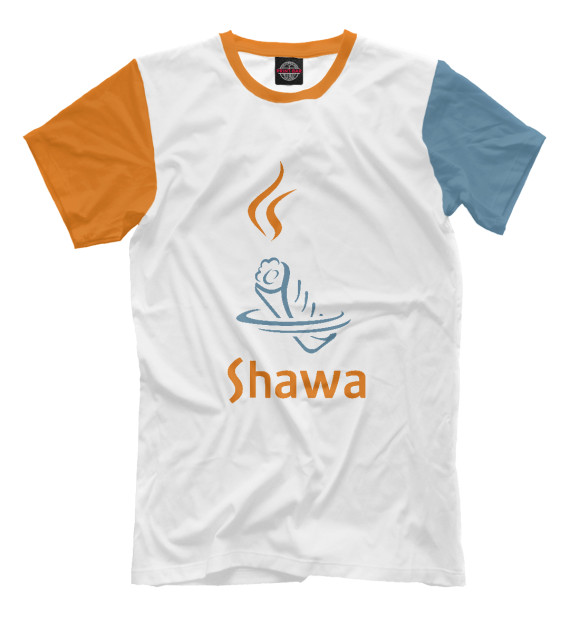 Футболка для мальчиков с изображением Shawa initial цвета Белый