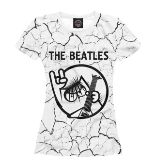 Женская футболка The Beatles + Кот